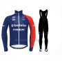 2024 Cycling Jersey Baloise Trek Red Blue Long Sleeve And Bib Short