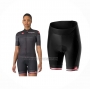 2024 Cycling Jersey Women Giro D'italy Black Short Sleeve And Bib Short